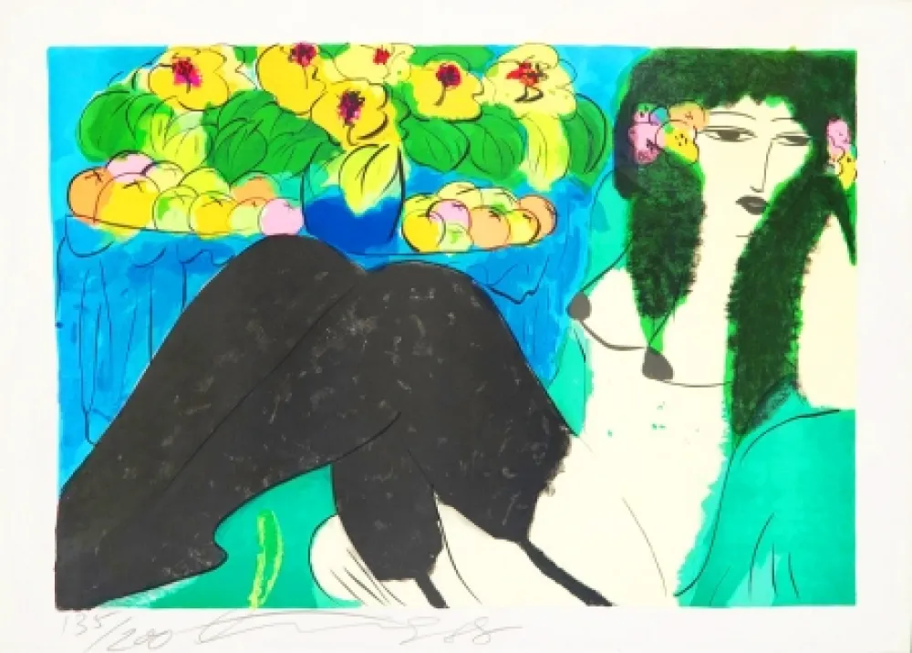 石版画 Ting - Geisha