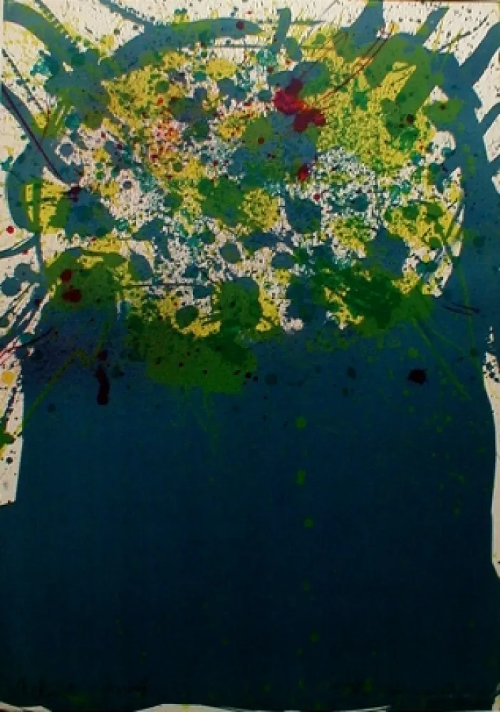 石版画 Ting - Untitled abstraction