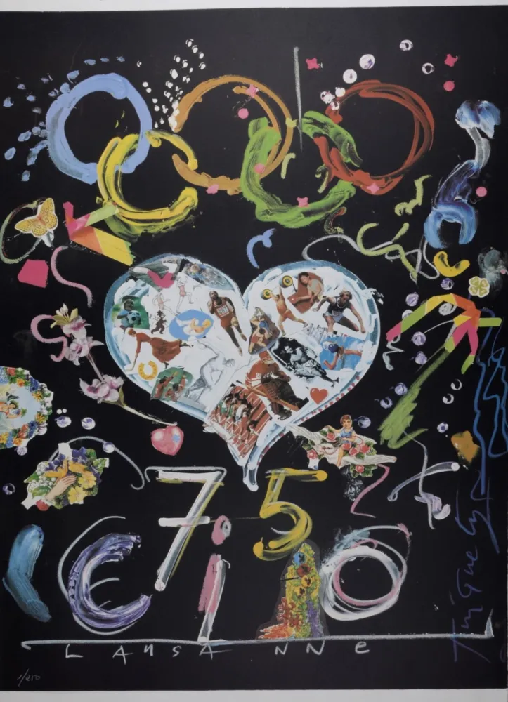 石版画 Tinguely - Composition