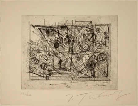 蚀刻版画 Tinguely - Metaharmonie III
