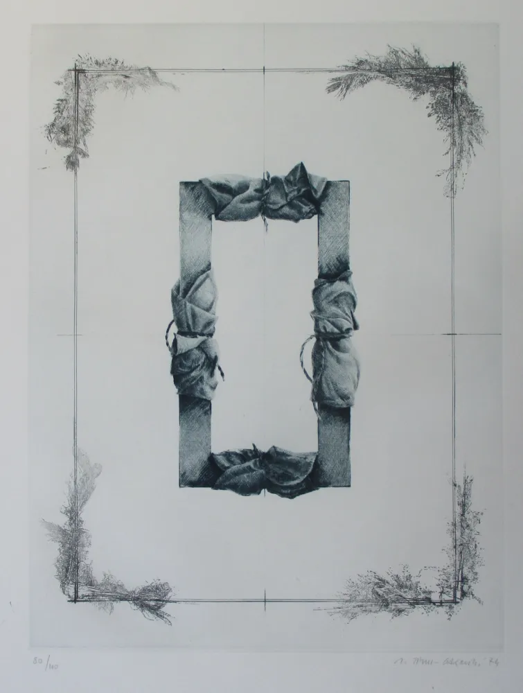 版画 Titus Carmel - Composition