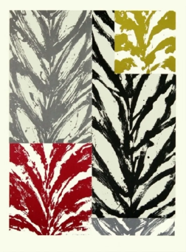 石版画 Titus Carmel - Feuillée I