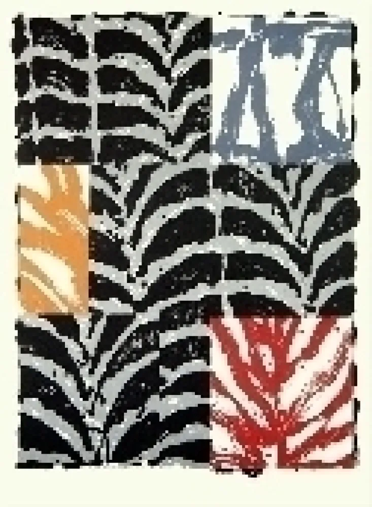 石版画 Titus Carmel - Feuillée III