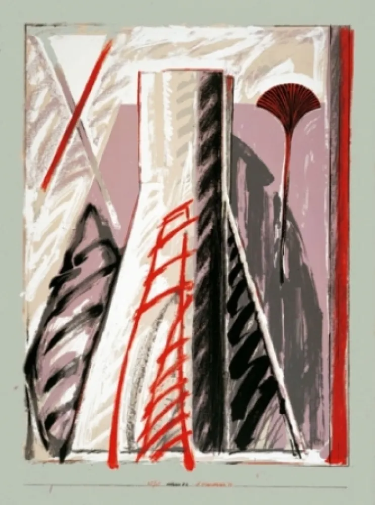 石版画 Titus Carmel - Intérieur 2