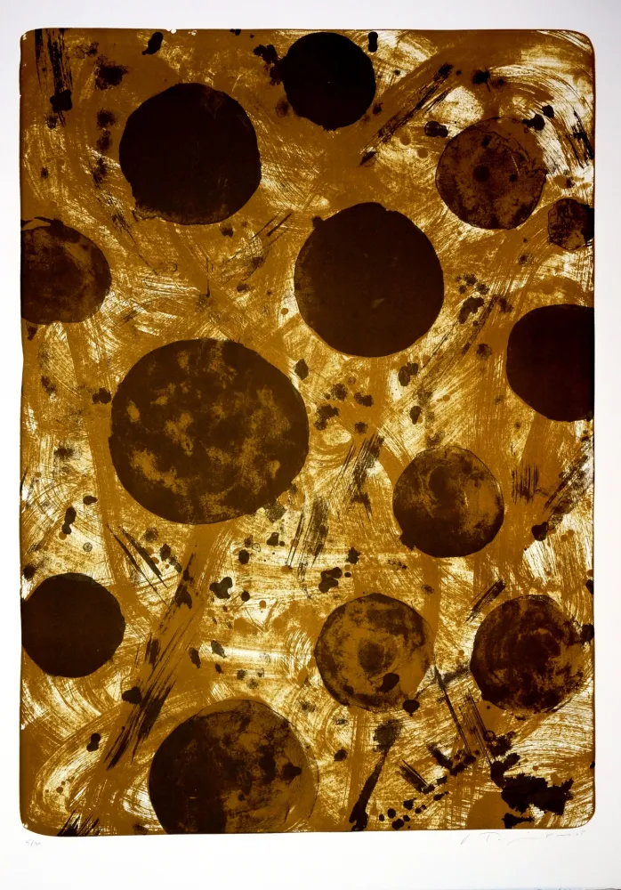 石版画 Tøjner - Recherche de formes dispersées I