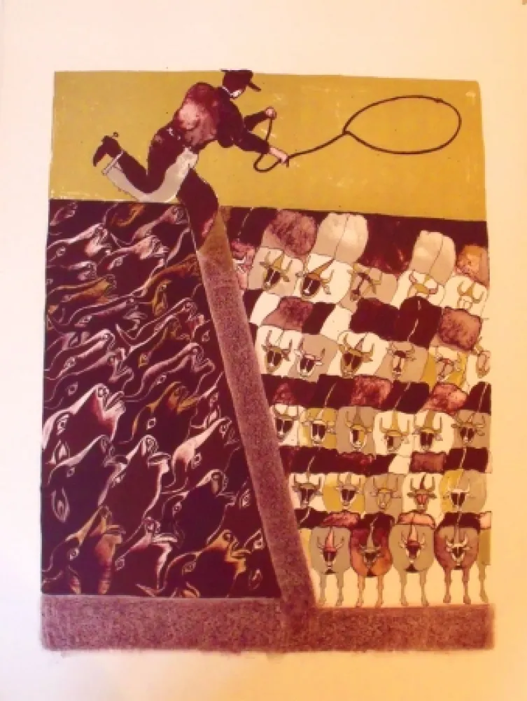 石版画 Toledo - Sans titre