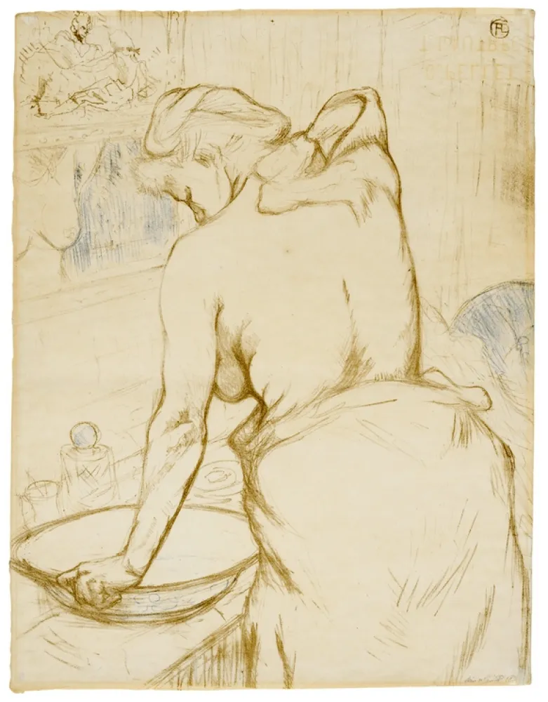 石版画 Toulouse-Lautrec - Elles