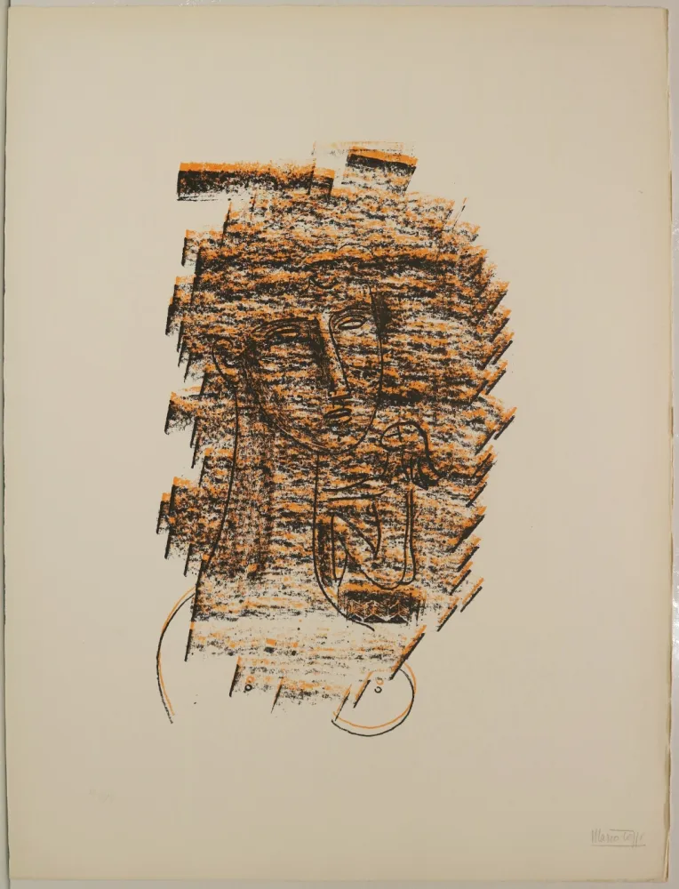 石版画 Tozzi - Senza titolo