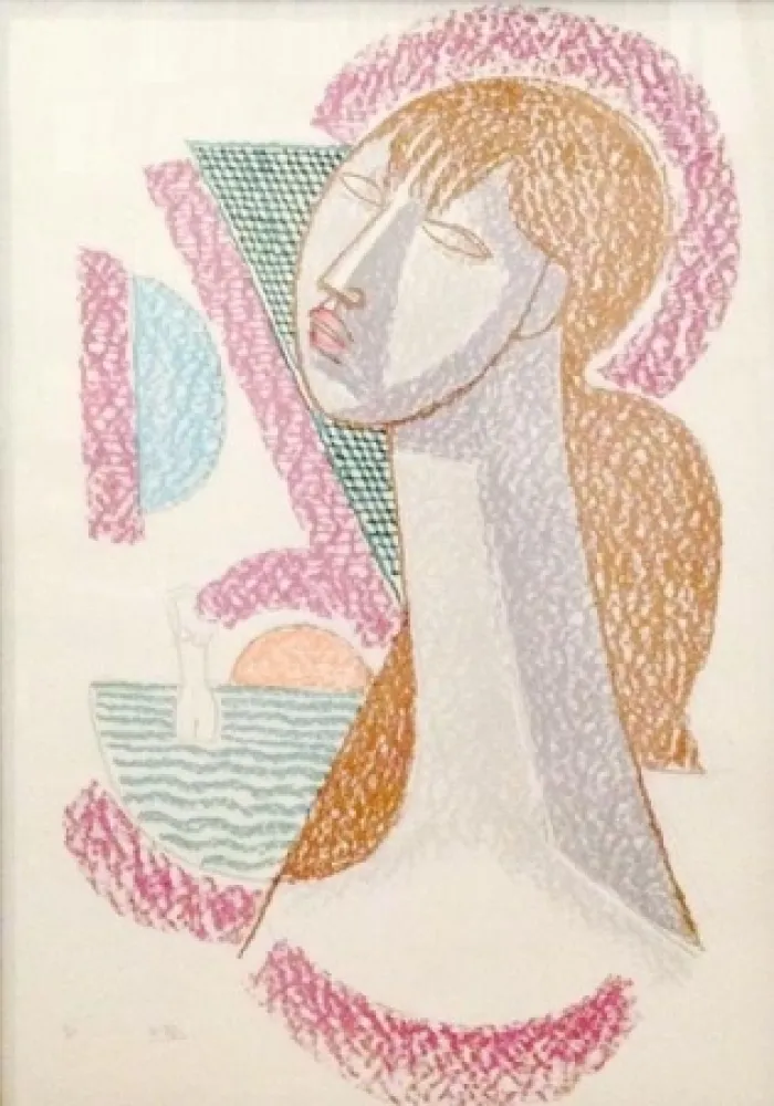 石版画 Tozzi - Senza titolo