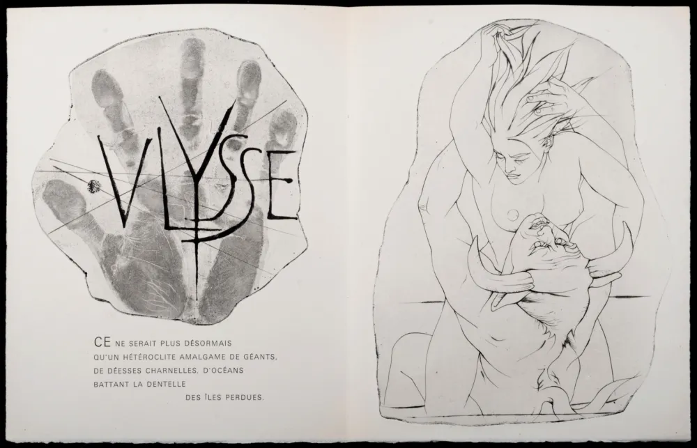 版画 Trémois - (& Jean Giono) - Naissance de l'Odyssée, 1966 - Full book!