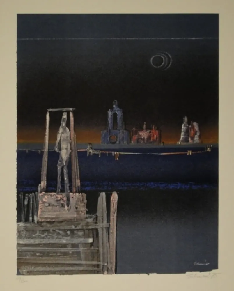 石版画 Tschumi - Untitled