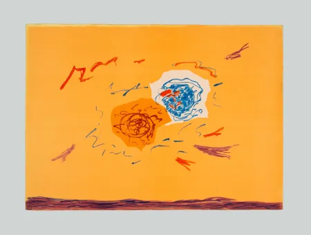 石版画 Turcato - Composizione