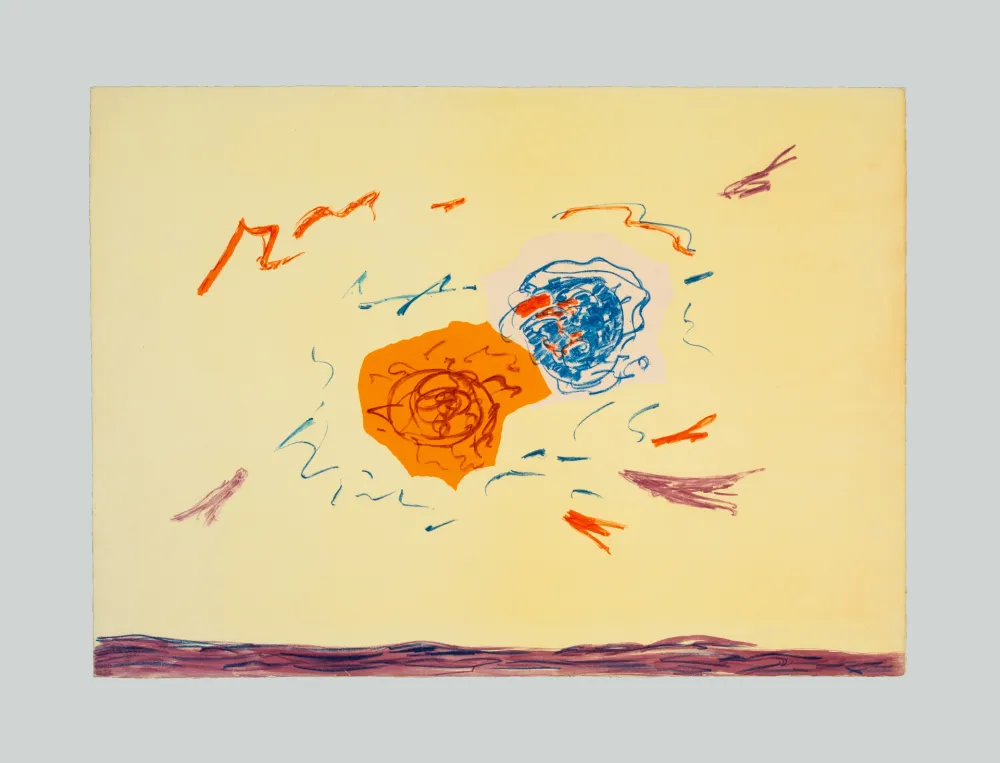 石版画 Turcato - Composizione