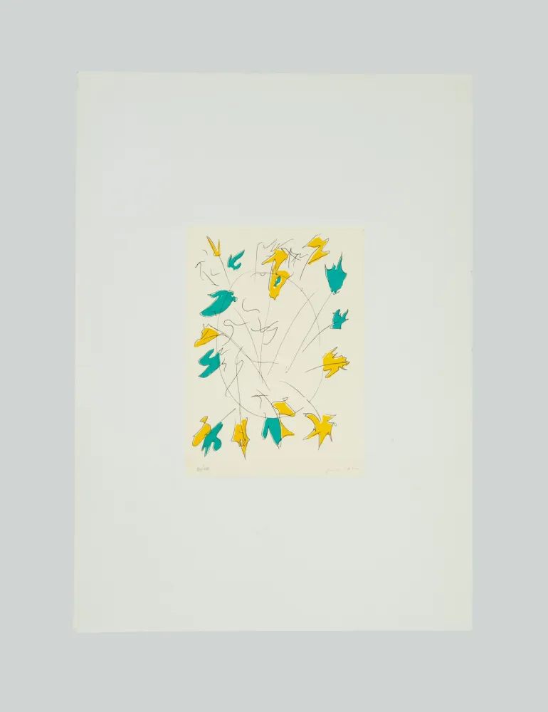 石版画 Turcato - Composizione