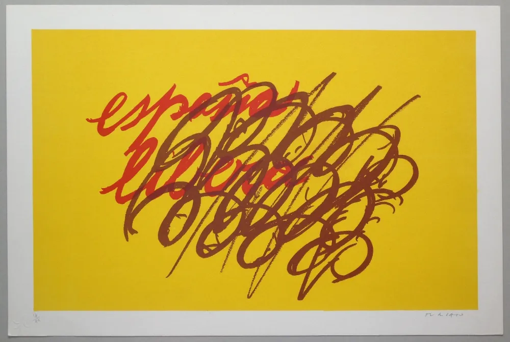 石版画 Turcato - Espana libera