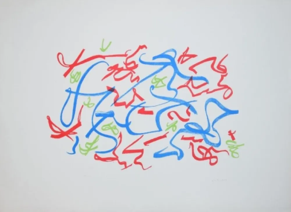 石版画 Turcato - Senza titolo