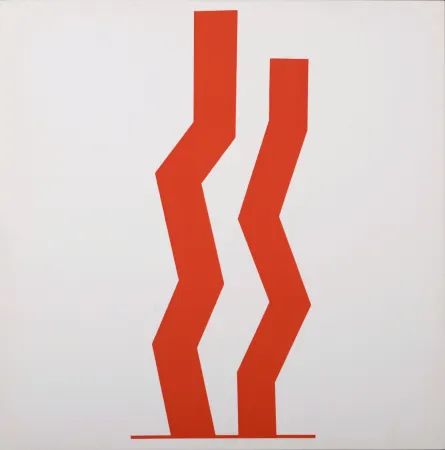 丝网印刷 Turnbull - Double Red, 1967 - Very scarce!