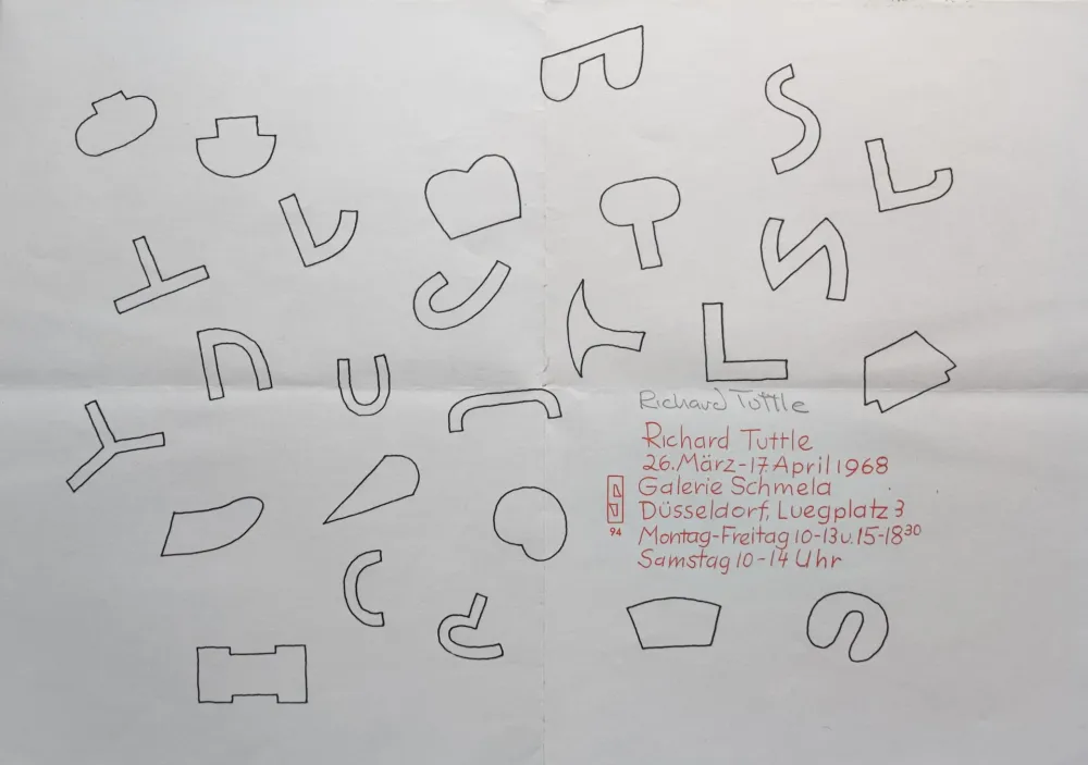 丝网印刷 Tuttle - Cloth Pieces und Skulpturen, 1968.