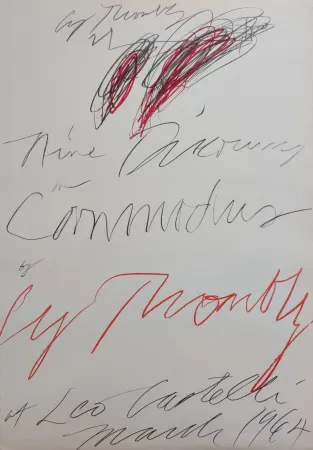 胶版印刷 Twombly - Nine Discourses commodus