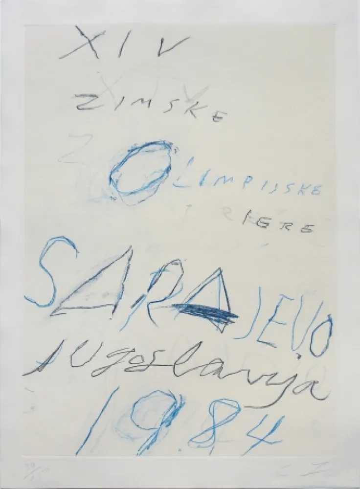 石版画 Twombly - Untitled