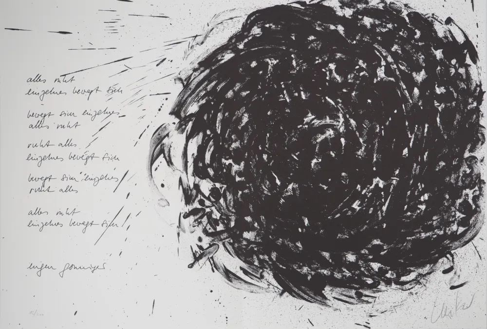 石版画 Uecker - Tourbillon 