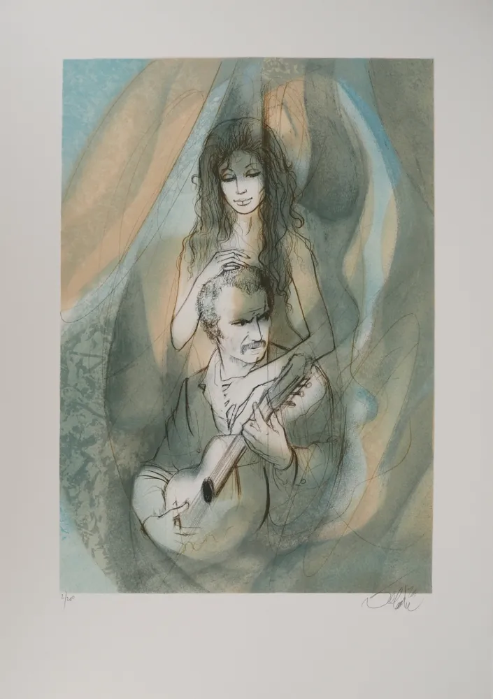 石版画 Valadie - Mysoginie à part