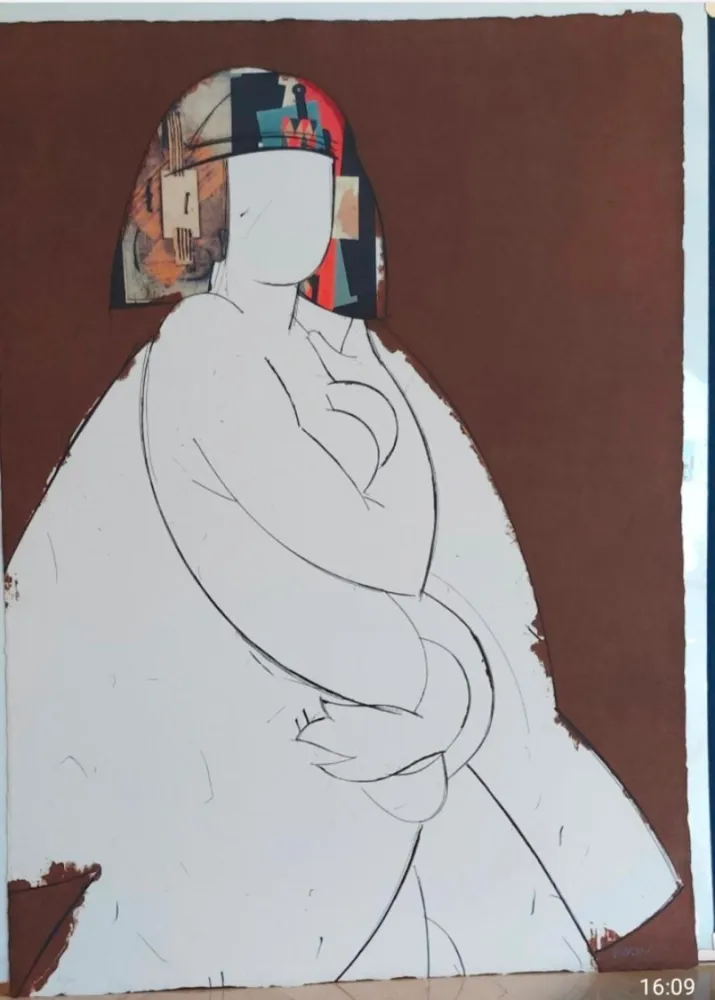 蚀刻版画 Valdés - Helene II