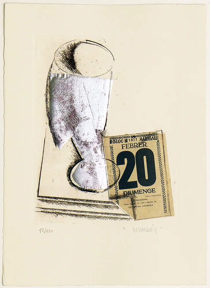 版画 Valdés - Still Life V