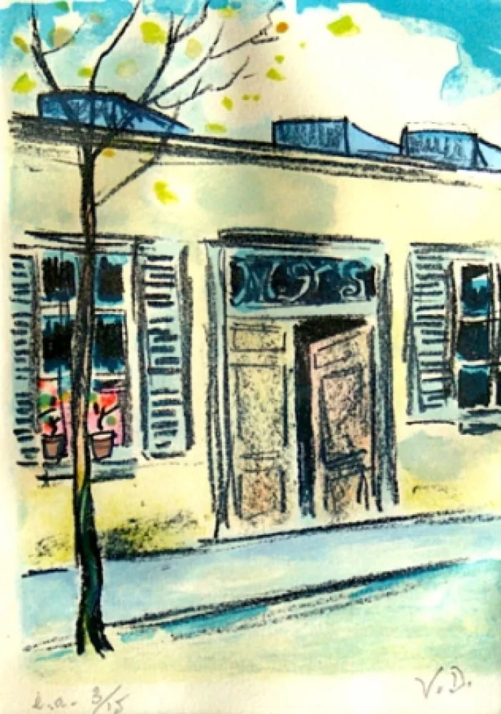 石版画 Van Dongen - Bateau Lavoir