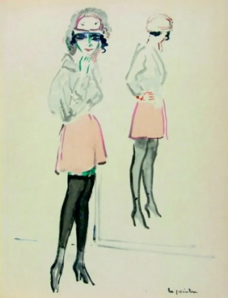 镂版印刷 Van Dongen - Croquis