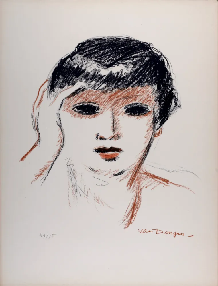 石版画 Van Dongen - Fernande Olivier, c. 1955