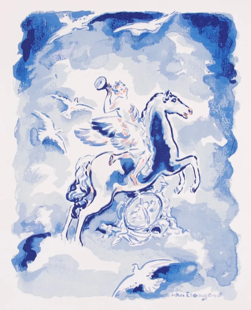 石版画 Van Dongen - Gloire a Paris