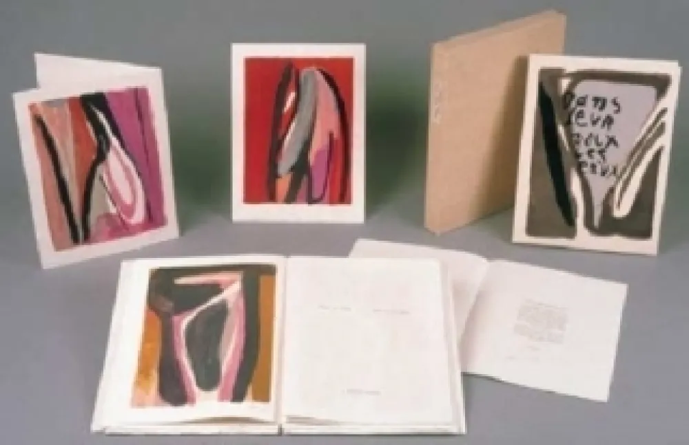 插图书 Van Velde - Dans leur voix les eaux, André Du Bouchet