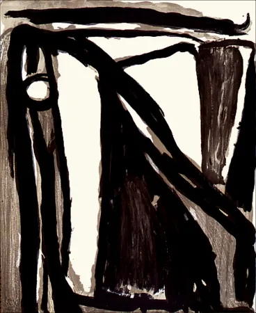 石版画 Van Velde - Décantement