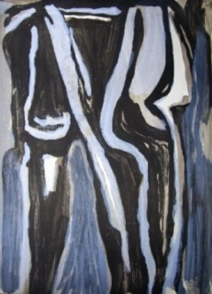 石版画 Van Velde - En dedans