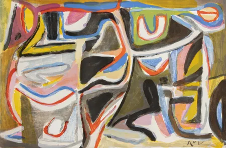 石版画 Van Velde - Enigme