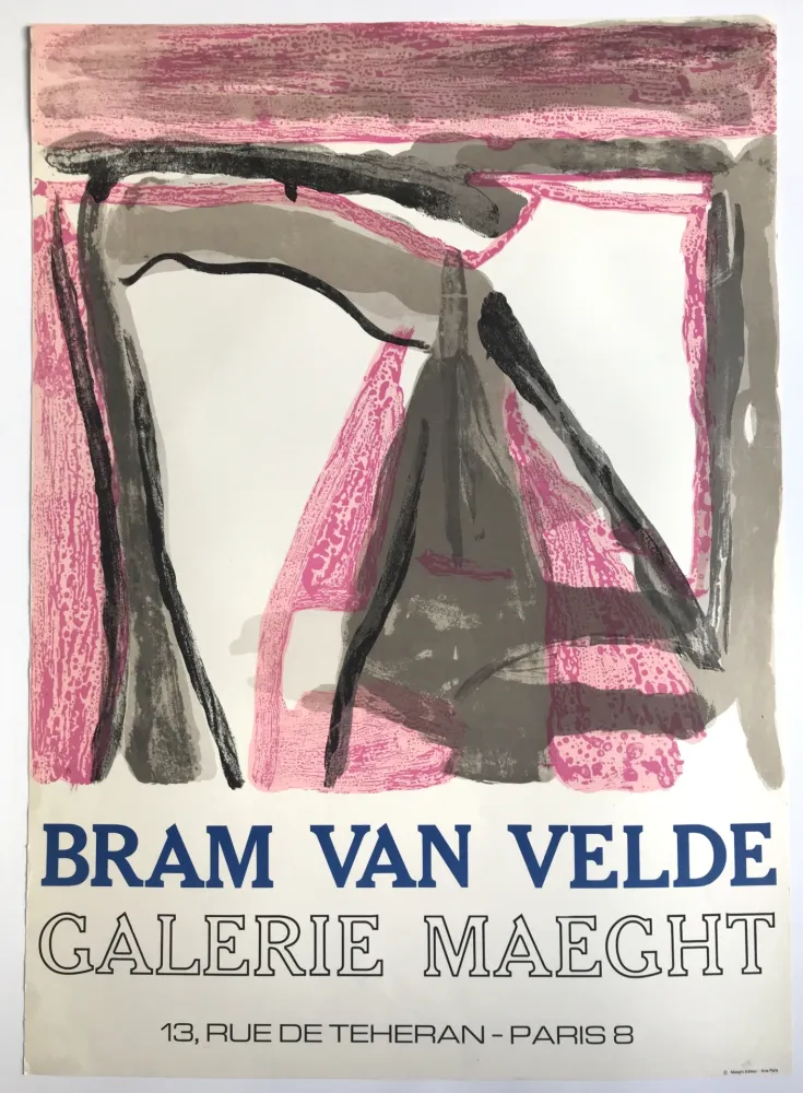 海报 Van Velde - Galerie Maeght
