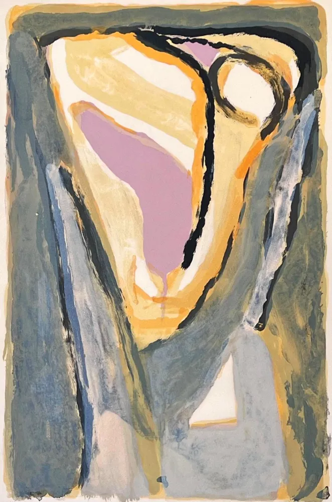 石版画 Van Velde - Lumière pâle 