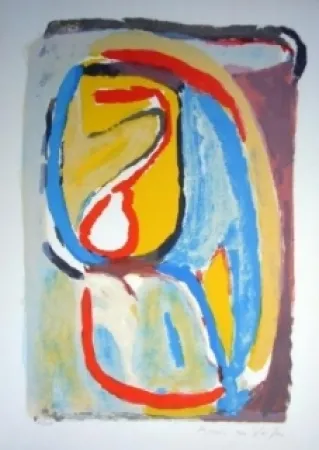 石版画 Van Velde - Matin