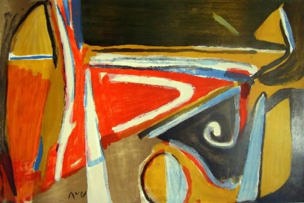 石版画 Van Velde - MP 385 - Enseveli