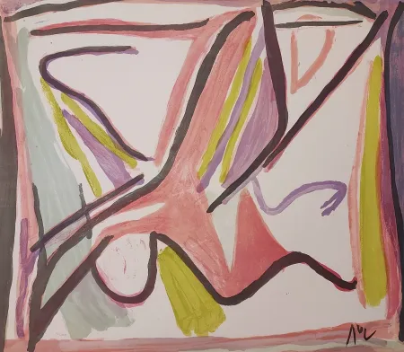 石版画 Van Velde - MP 403 - Séparation