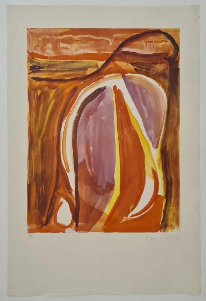 石版画 Van Velde - Sans titre
