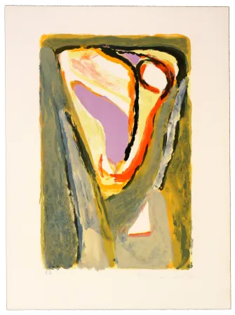 石版画 Van Velde - Sans Titre