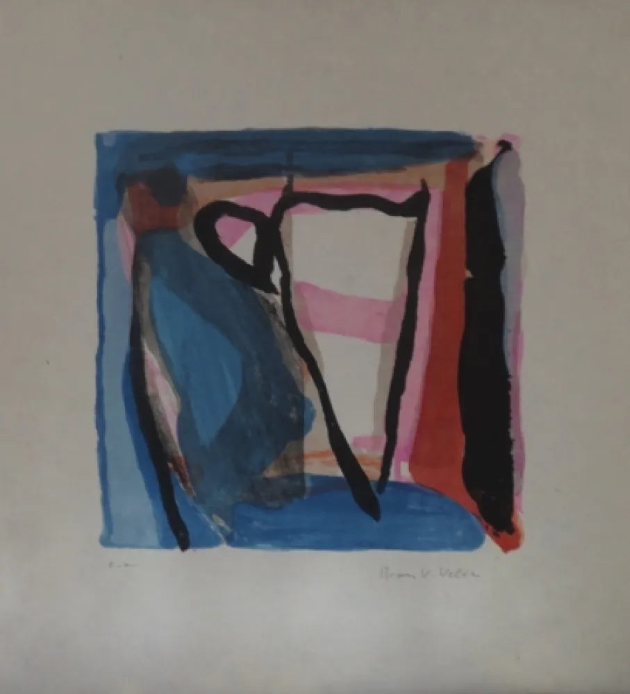 石版画 Van Velde - Sans titre