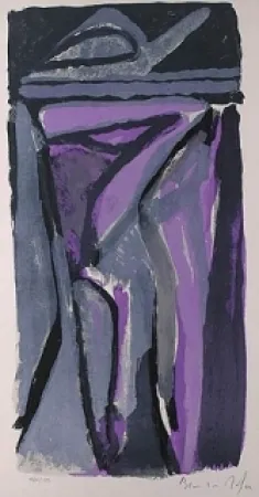 石版画 Van Velde - Sans titre