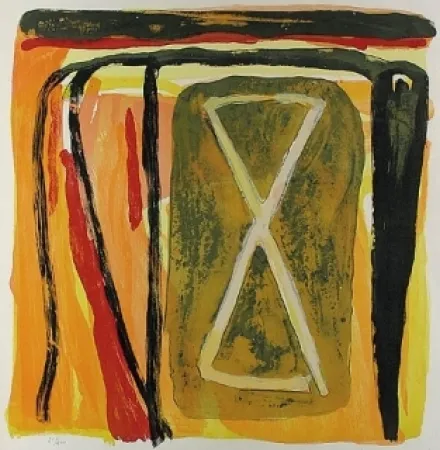 石版画 Van Velde - Sans titre