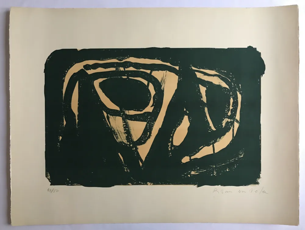 石版画 Van Velde - Sans titre (MP 023)