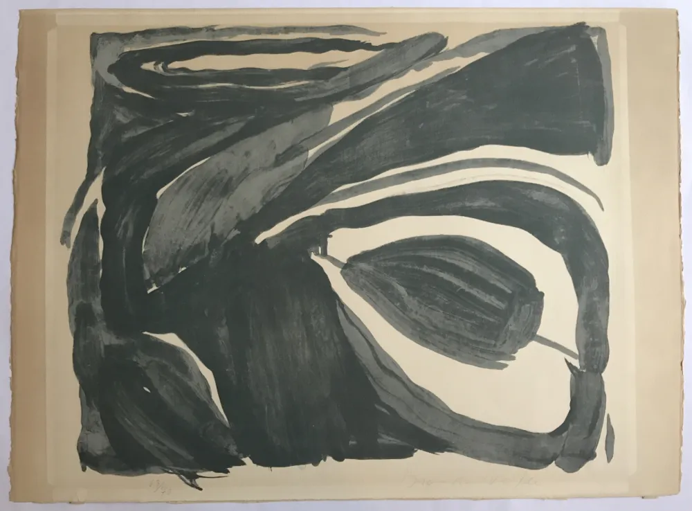 石版画 Van Velde - Sans titre (MP 042)