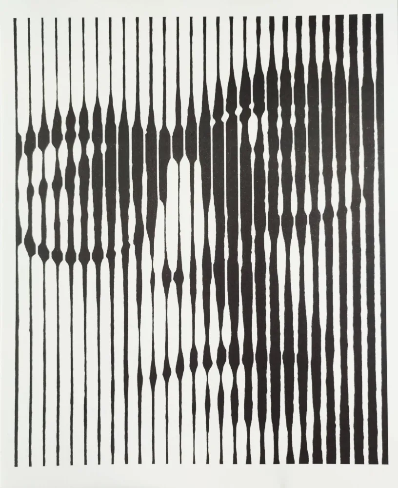 丝网印刷 Vasarely - Autoportrait
