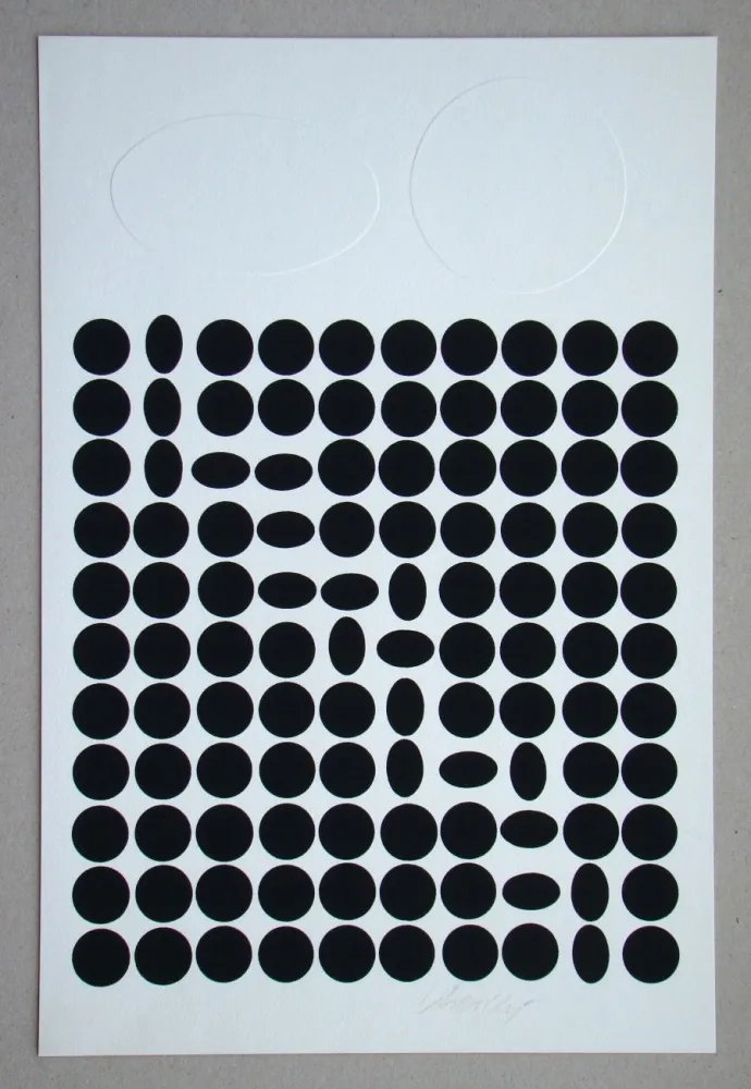 丝网印刷 Vasarely - Bételgeuse ( relief )